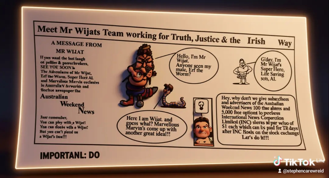 Mr Wijat & His Team Working for Truth Justice and the True Irish Independent Republic 